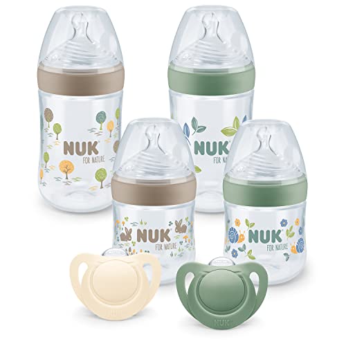 NUK for Nature Perfect Start zestaw butelek i smoczków 0–6 mies. – zdjęcie 3