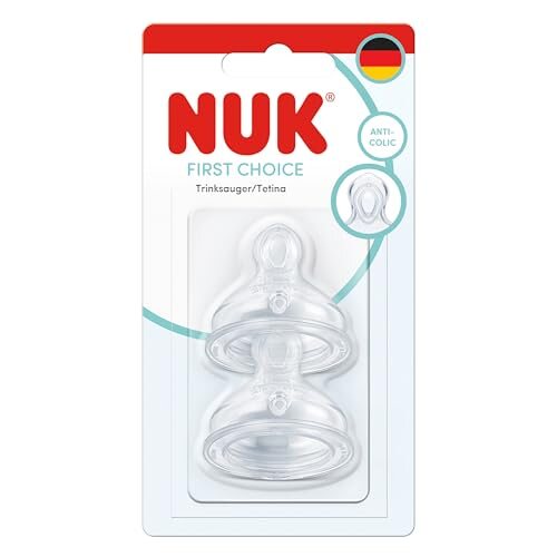 NUK First Choice bottle nipples M 2 pcs. 3+