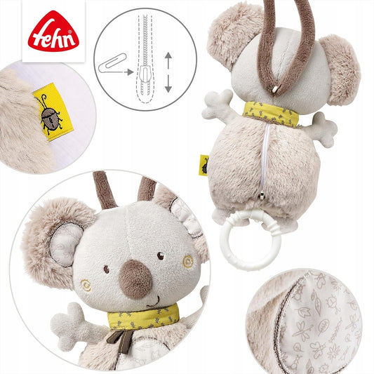 FEHN Australia mazlíček závěsná hračka s hracím strojkem KOALA 20 cm