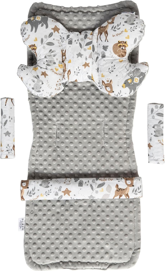 MEDI PARTNERS inlegzool voor kinderwagen vlinder beschermers MINKY