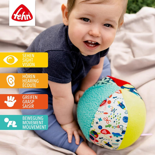 FEHN Color piłka materiałowa z dźwiękiem 16cm – zdjęcie produktu 2