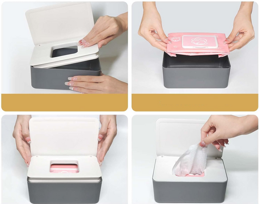 POJEMNIK na mokre chusteczki z uszczelką i pokrywą 10,1 x 21 cm – zdjęcie produktu 2