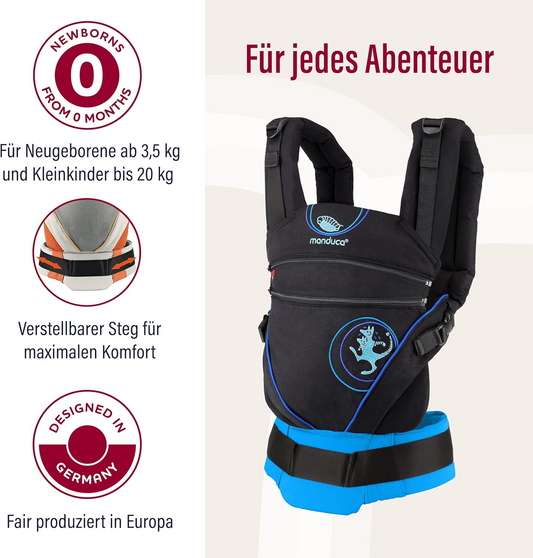 MANDUCA XT porte-bébé à boucle en coton biologique