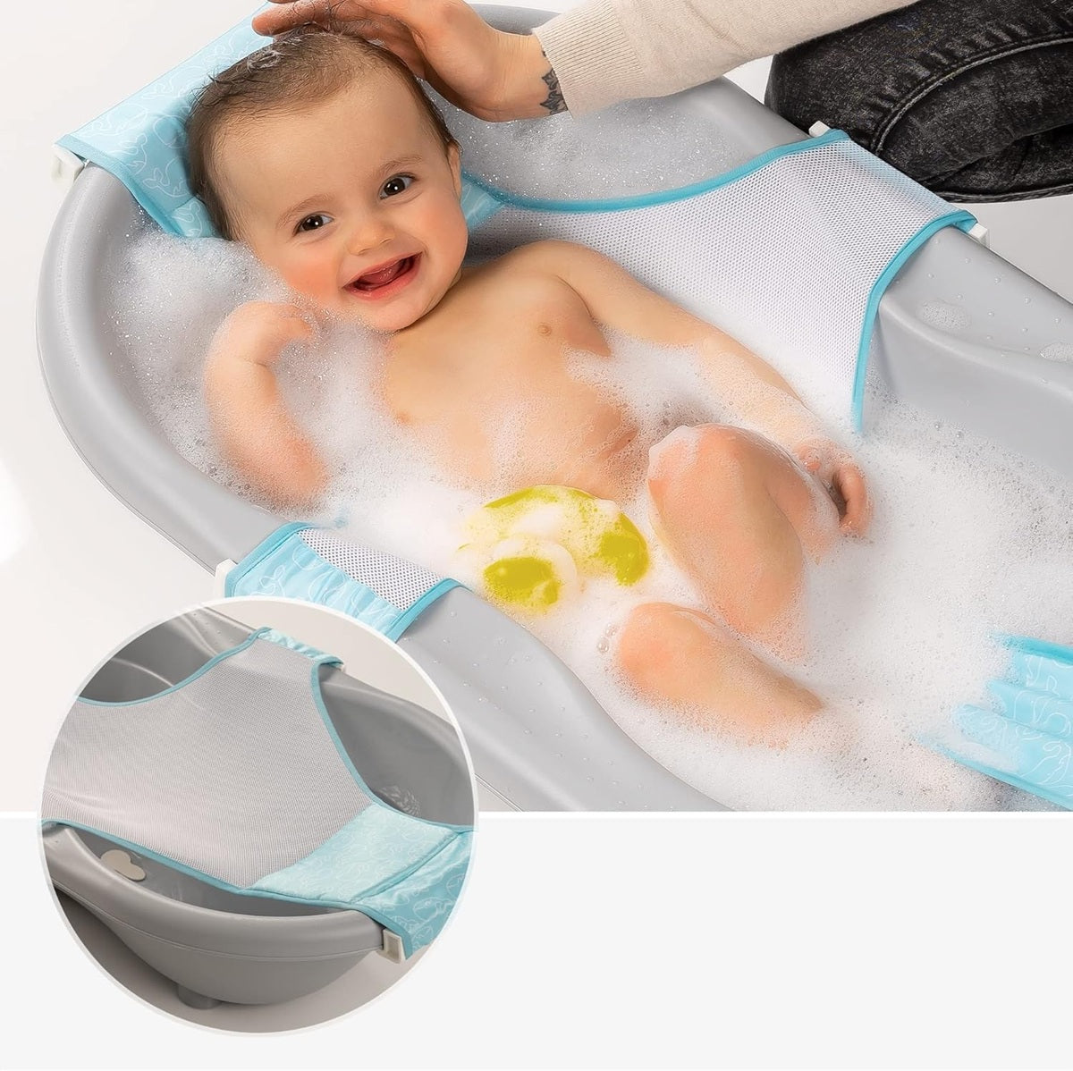 REER MyHappyBath Sling indsats hængekøje til babybadekar 64 x 100 cm