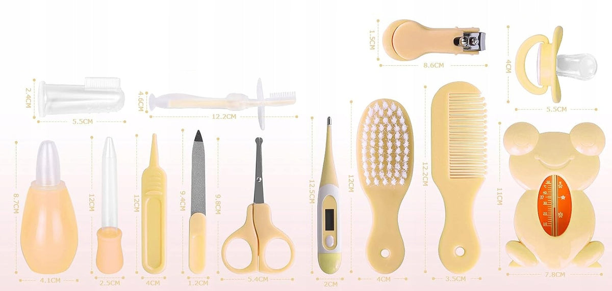 BABY CARE KIT verzorgingsset voor baby's, 13-delig