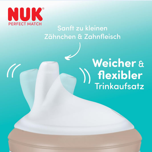 NUK Perfect Match kubek niekapek 150ml 6m+ ŚWIECI W CIEMNOŚCI – zdjęcie produktu 2