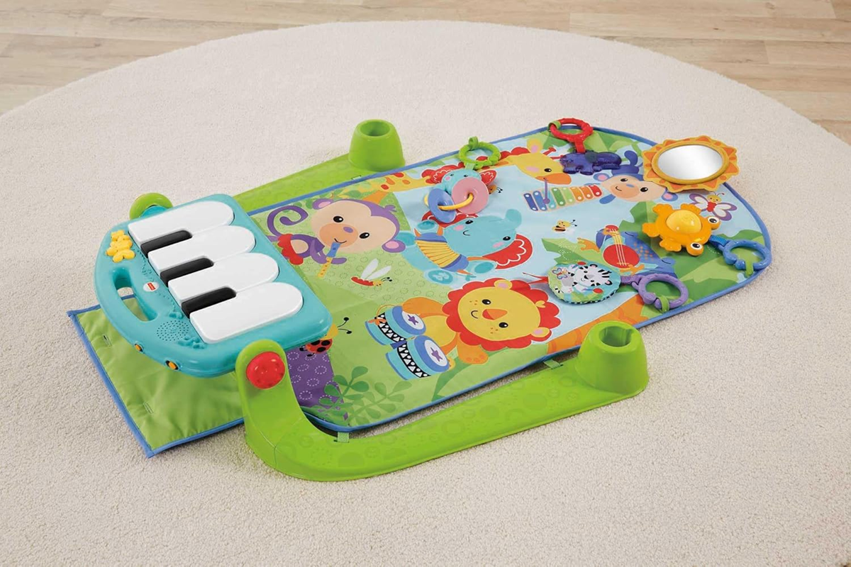 FISHER-PRICE izobraževalna podloga 3v1 KICK&PLAY Piano Gym