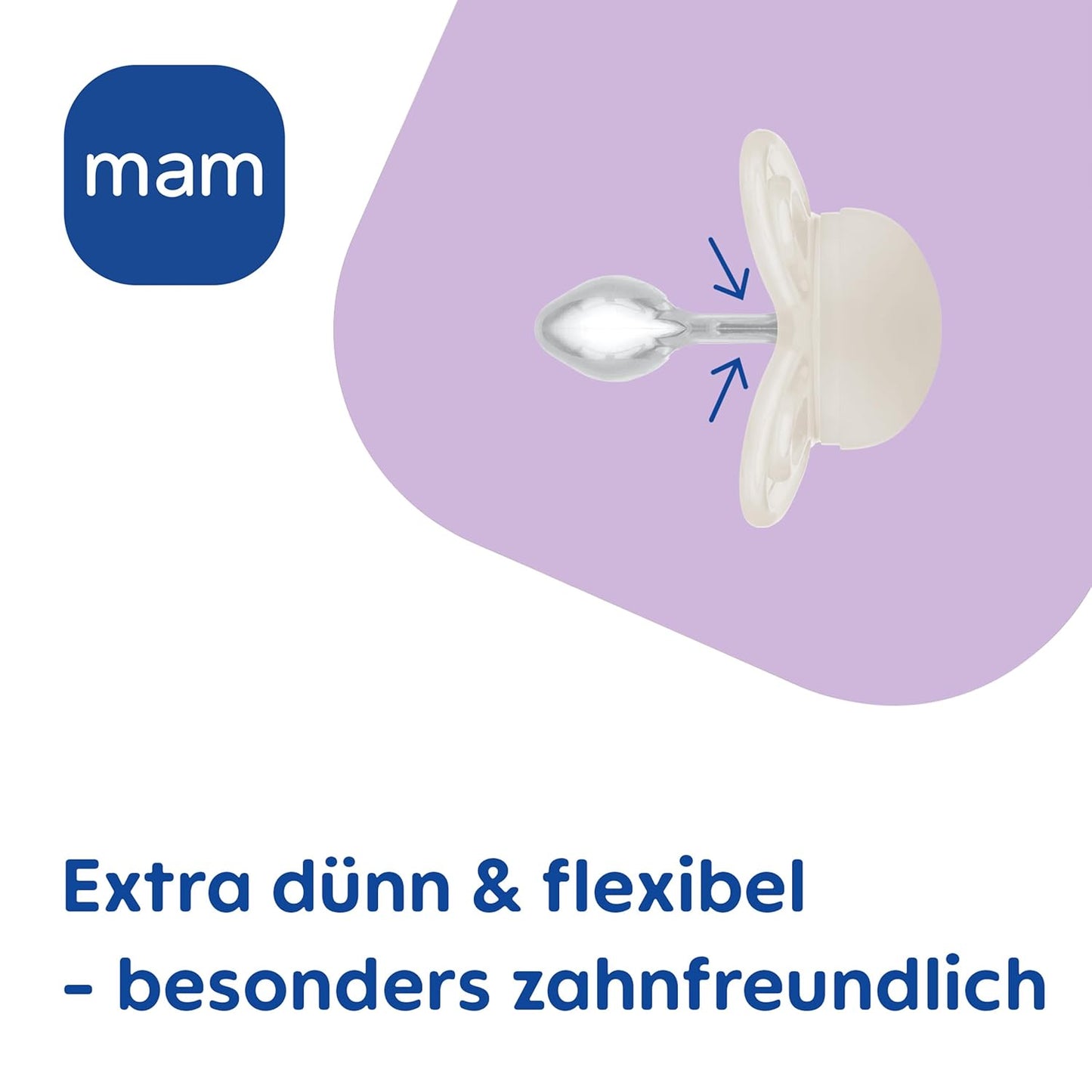 MAM Supreme Night silicone pacifier, 6–16 months, x2