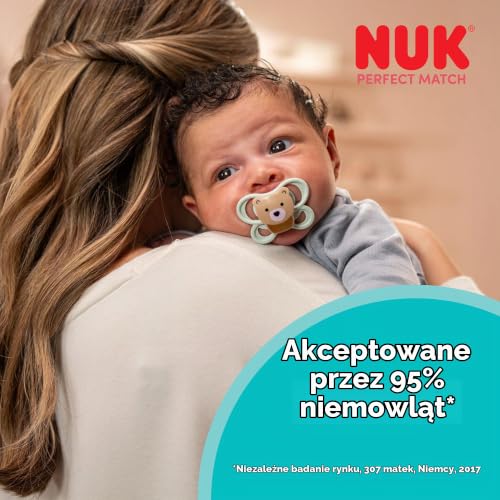 NUK Perfect Match Air suzete 0-6 luni x2