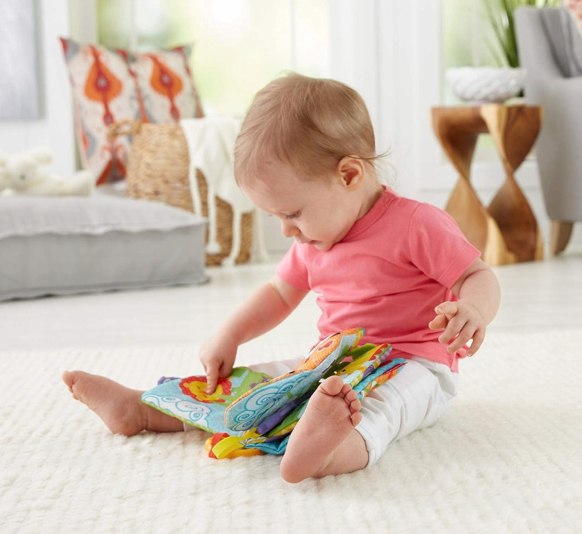 FISHER-PRICE FGJ40 smyslová aktivizační knížka ZÁVĚSNÁ