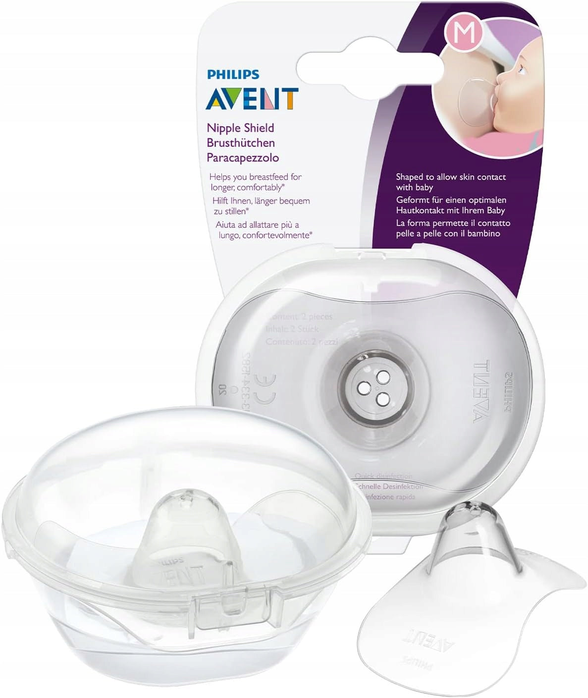 AVENT mellbimbóvédő M 21 mm-es méret