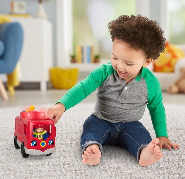 FISHER-PRICE GXR77 wóz strażacki + 1 figurka JĘZYK NIEMIECKI