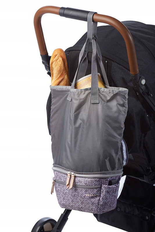 BEABA Biarritz Jungle2-in-1 pram and shoulder bagcolour greywidth 29.5 cm, height 14/53 cmcapacity 3 and 11