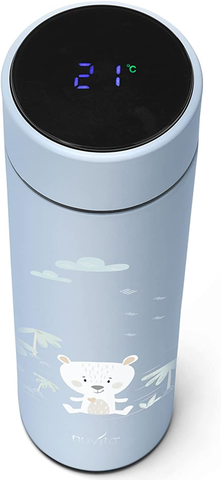 NUVITA thermos pour boissons chaudes et froides 500 ml avec thermomètre numérique LED