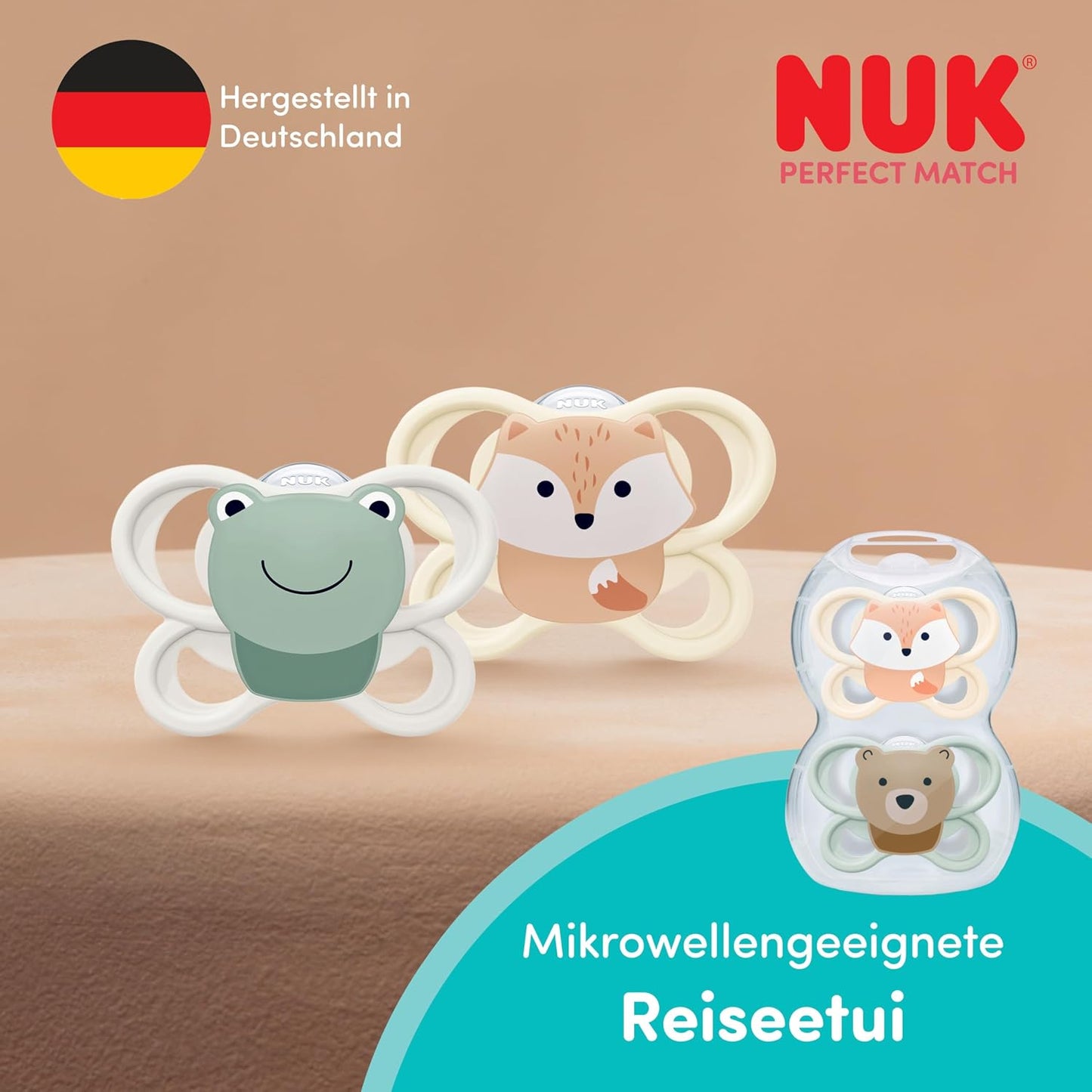 NUK Winnie the Pooh Air Silikon-Beruhigungssauger 0-6m x2