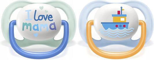 PHILIPS AVENT Ultra Air Happy dudlíky x 2 0-6 měsíců