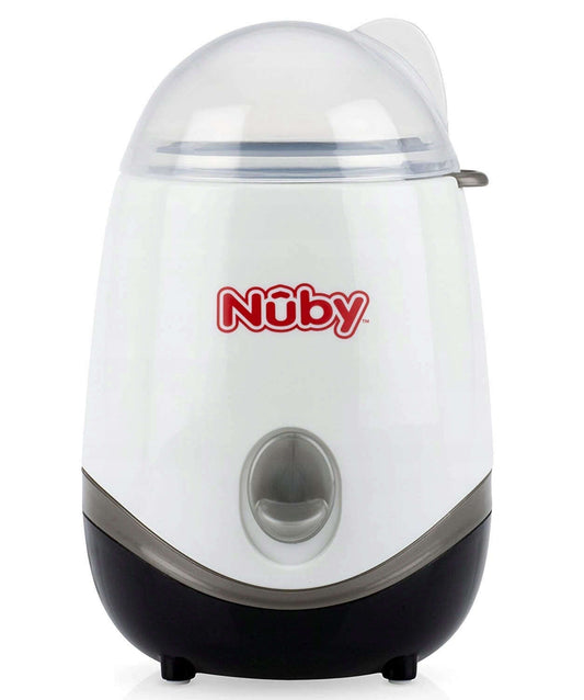NUBY 3W1 podgrzewacz sterylizator do butelek, używany, z pokrywą i funkcją parowej sterylizacji