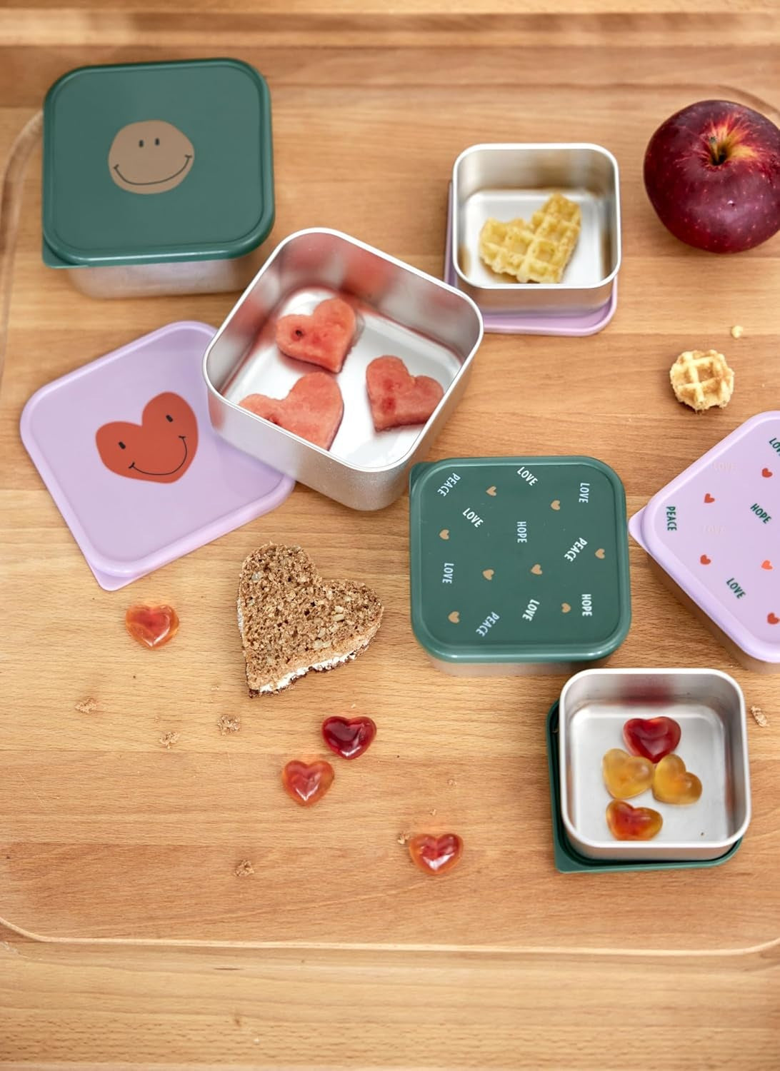 LASSIG Snackbox stalen SNACKDOZEN x3
