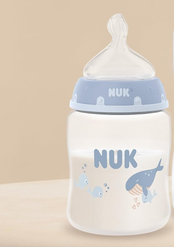 NUK First Choice σετ 4x μπουκάλι 150/300 ml θηλές S/M 0-3 μηνών+ ΦΑΛΑΙΝΑ