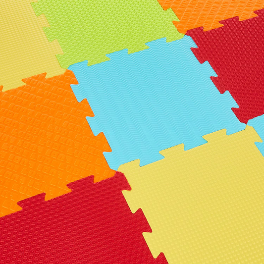 LUDI mata składana puzzle SENSORYCZNE 90x90 – zdjęcie produktu 2