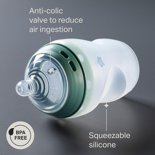 TOMMEE TIPPEE láhev closer to nature SOFT FEEL SILICONE 260ml
