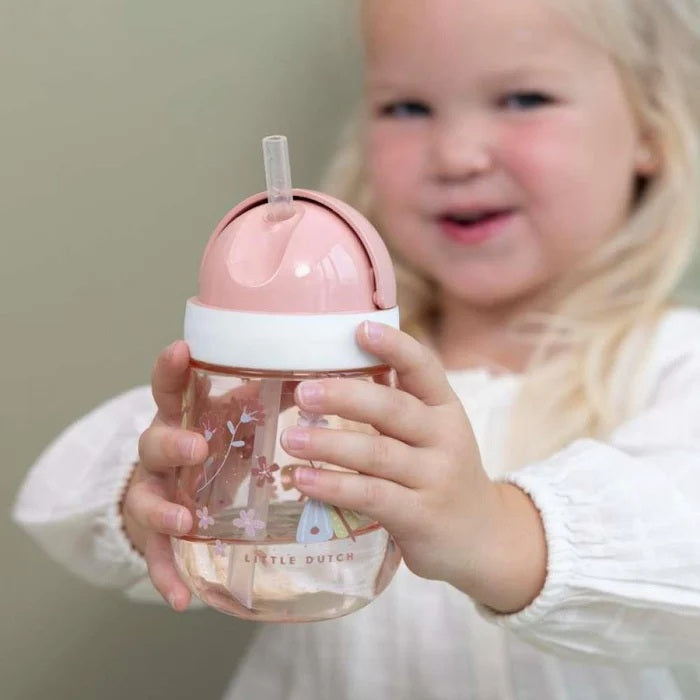 MEPAL Straw Cup kubek niekapek ze słomką 9 m+ 300 ml ŁĄKA