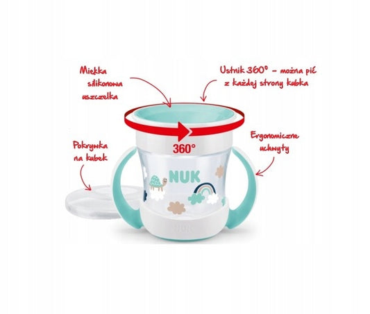 NUK Mini Magic Cup KUBEK NIEKAPEK 160 ml "N