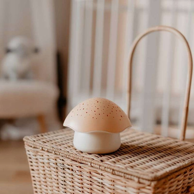 PABOBO Mushroom – proiector de stele cu melodii și senzor de plâns GRZYBEK