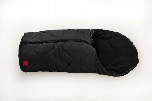 KAISER Fleece ŚPIWOREK polarem 80 x 40 cm czarny do wózka i fotelika, miękki śpiworek dziecięcy