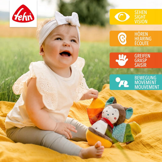 FEHN Nietoperz wańka WSTAŃKA 20cm grzechotka – zdjęcie produktu 2