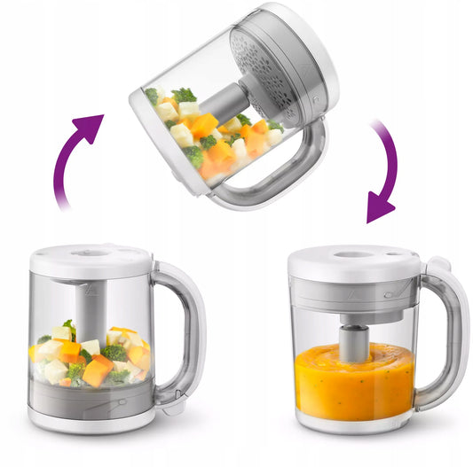 PHILIPS AVENT SCF885/01 4in1 stoomkoker mixer warmhouder ontdooier 1000ml
