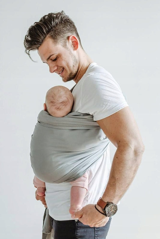 SHABANY Ring Sling Babytragetuch BIO-BAUMWOLLE