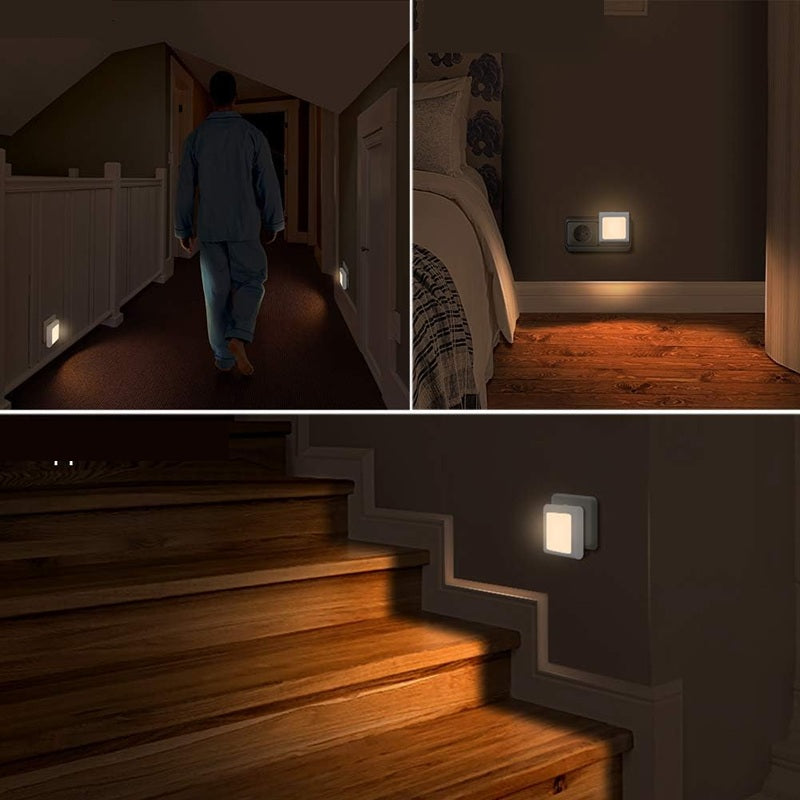 EMOTIONLITE lampă de veghe LED pentru priză 7x7 cm 2 bucăți