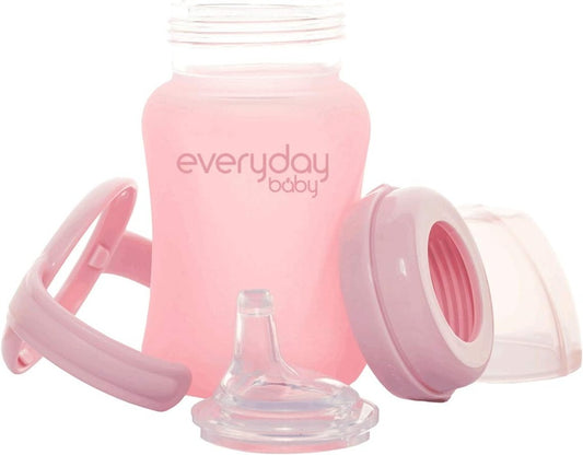 EVERYDAY BABY Sippy Cup sklenený netečúci pohár 150 ml 6 m+