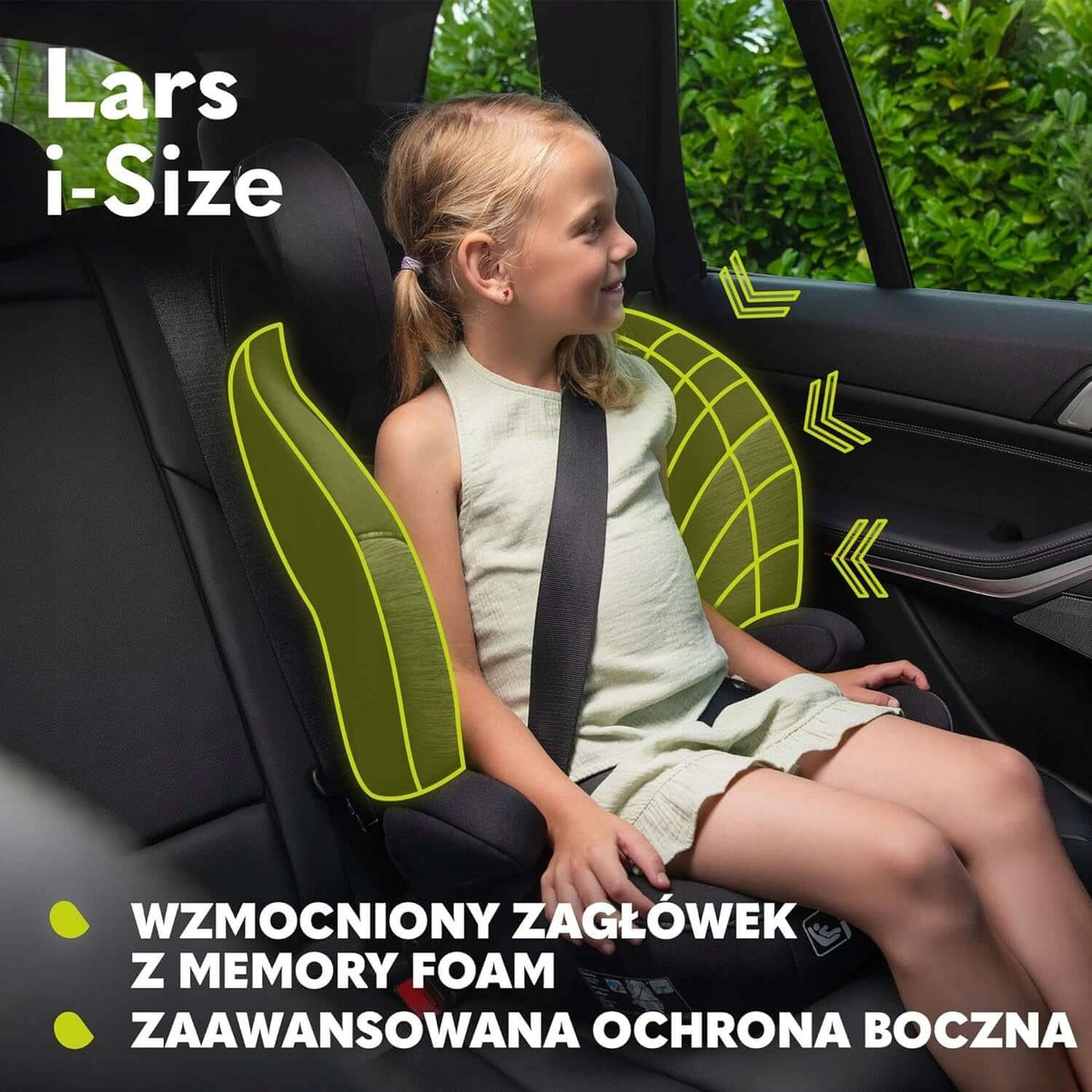 LIONELO Lars i-Size fotelik samochodowy gr.2 i 3 – zdjęcie 6