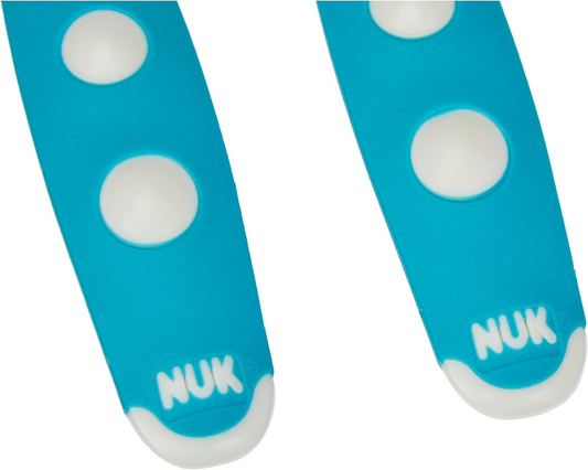 NUK Easy Learning mini příbory lžička vidlička 12 cm 8 m+