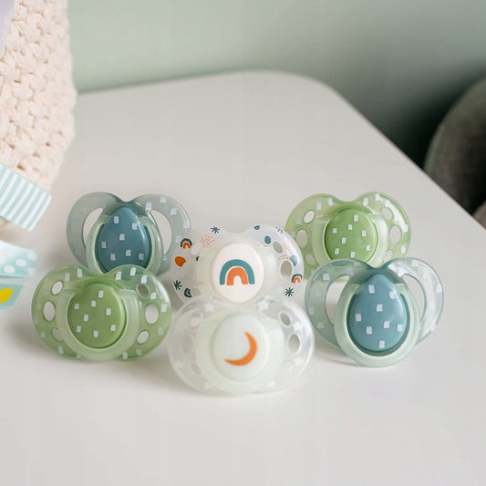 TOMMEE TIPPEE smoczki symetryczne x6 ŚWIECĄ 18-36 – zdjęcie produktu 2
