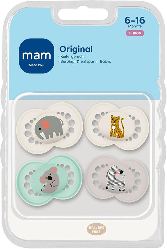 MAM Original smoczek uspokajający silikonowy 6-16 m x4 – zdjęcie produktu 2