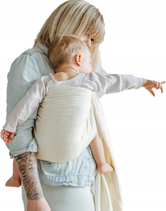 SHABANY Ring Sling Babytragetuch BIO-BAUMWOLLE