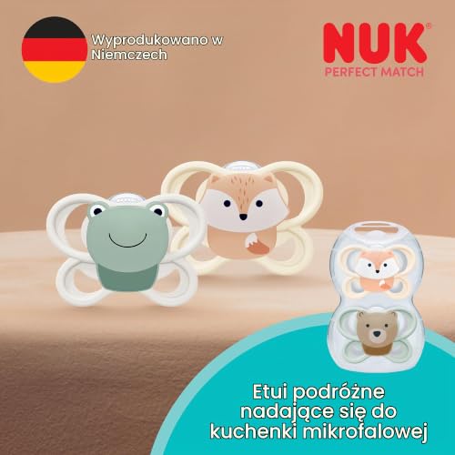 NUK Perfect Match Air suzete 0-6 luni x2