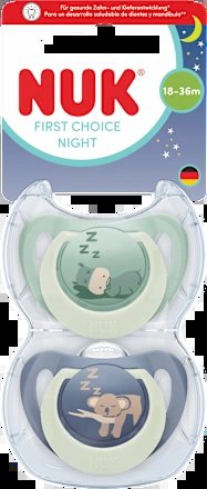 NUK First Choice Night suzete 18-36 luni