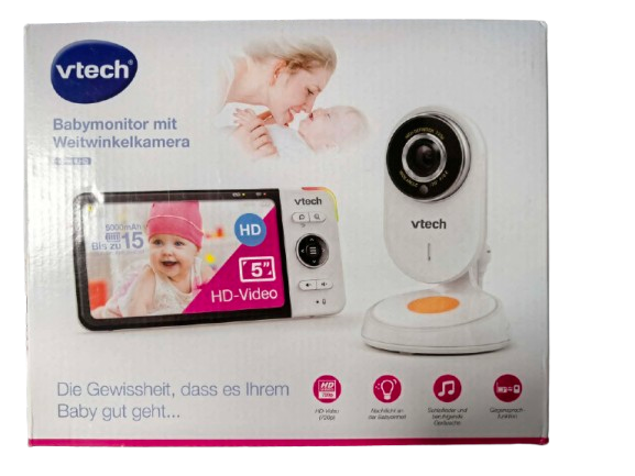 VTECH VM818 HD niania elektroniczna z kamerą szerokokątną 5" LCD