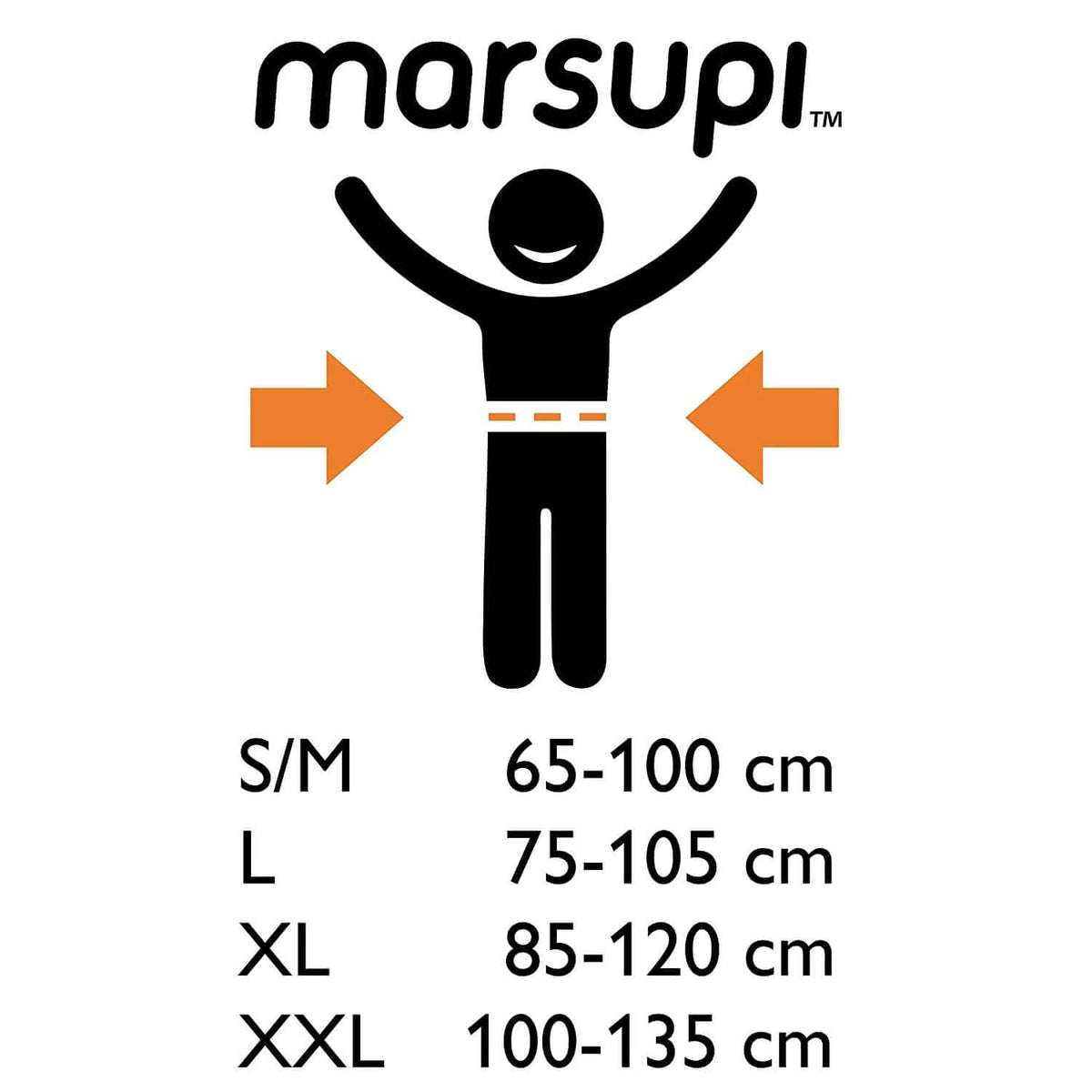 MARSUPI 2.0 ergonomische draagzak S/M 3,5 - 15 kg