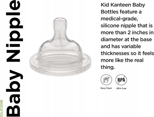 KID KANTEEN cumlíky na fľaše x2 stredný prietok