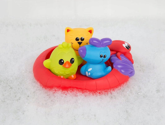 PLAYGRO Splash and Float gumowe zabawki do kąpieli 6 m+ 4 elementy – zdjęcie produktu 2