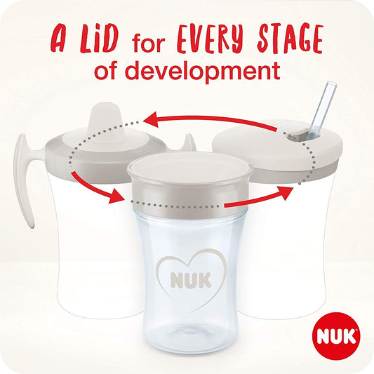 NUK zestaw do nauki picia kubek + 3 ustniki – zdjęcie produktu 2