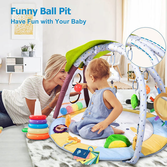Tapis éducatif antidérapant LUPANTTE + jouets
