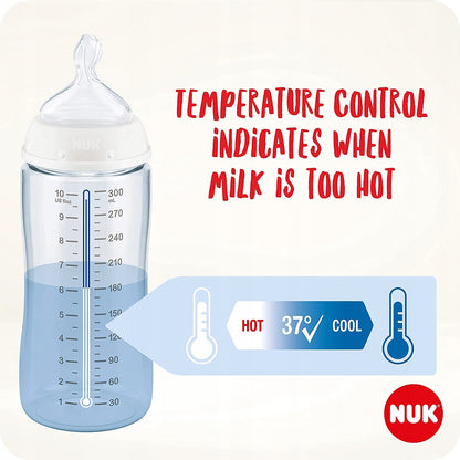 NUK Perfect Start cumisüveg szett hőmérséklet-ellenőrzéssel 9db-os