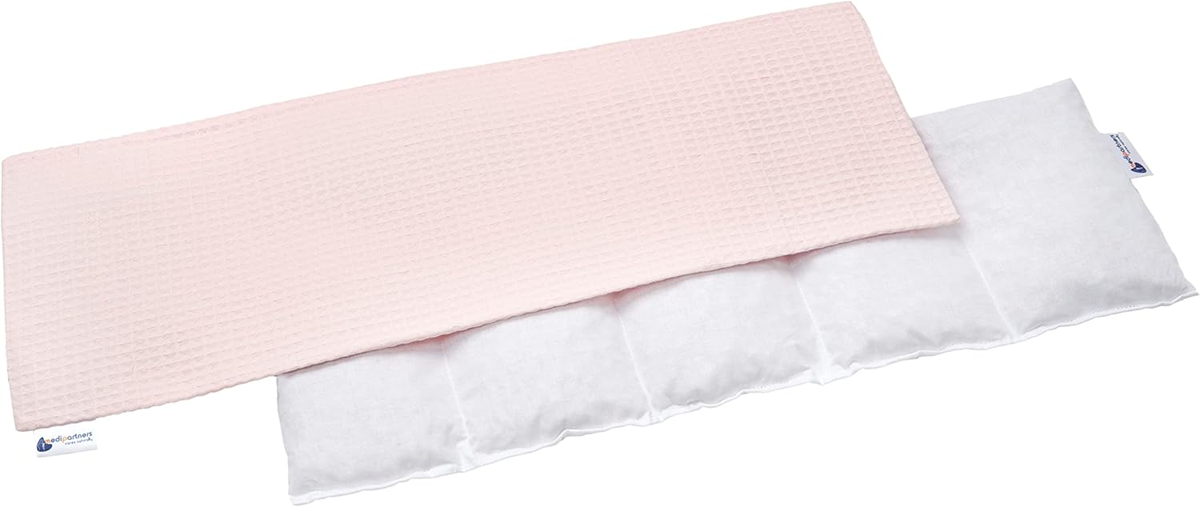 Bouillotte en coton avec noyaux de cerise MEDI PARTNERS 20x60 cm chaud et froid