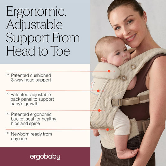 ERGOBABY ADAPT SoftFlex MESH nosidełko ergonomiczne 3,2-20kg